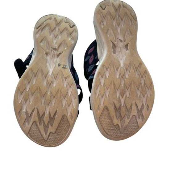 SKECHERS Goga Mat – Velcro Sport Sandals, Blue/Pink, Sz 6 - Picture 5 of 6